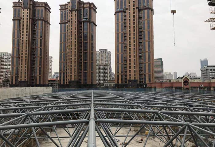 延安螺栓球网架结构